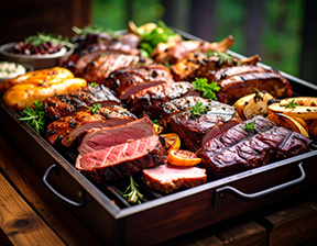 cooked meats